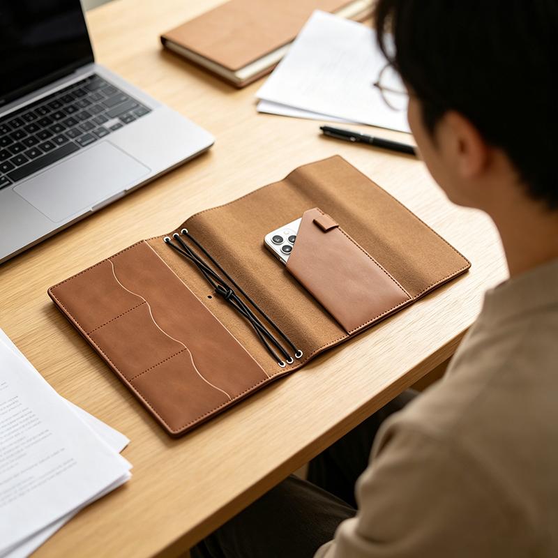 Vintage Leather Journal Notebook - (Ce14)Buku Catatan Isi Ulang, Organizer, Binder