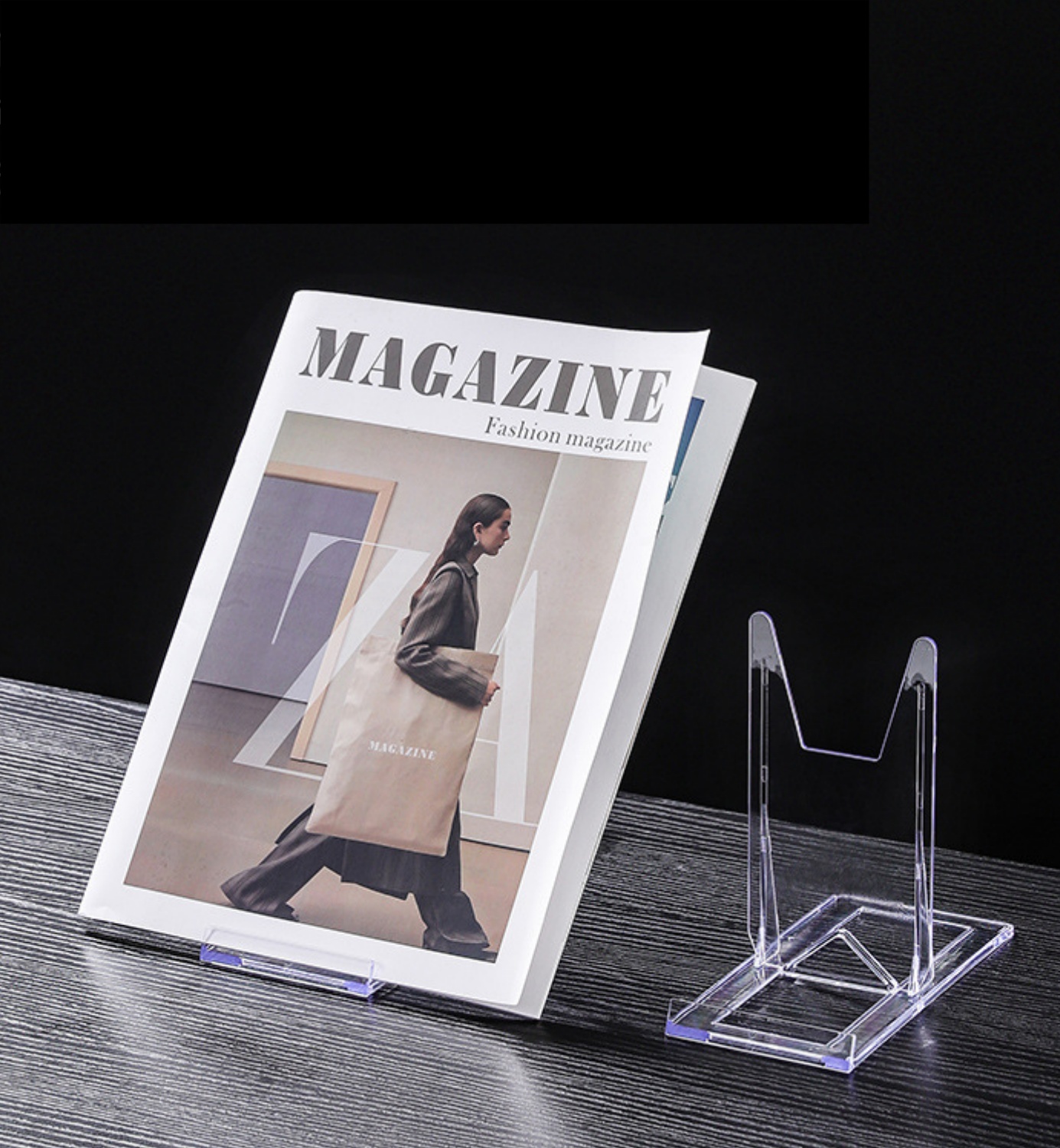 5/10 buah Penyangga Akrilik Tr - Clear Acrylic Book Stand Holder ulasan dan harga