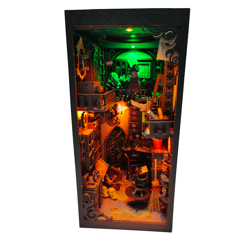 DIY rak buku kayu Nook masukka - Diy Wooden Book Nook Kit Shelf Insert ulasan dan harga