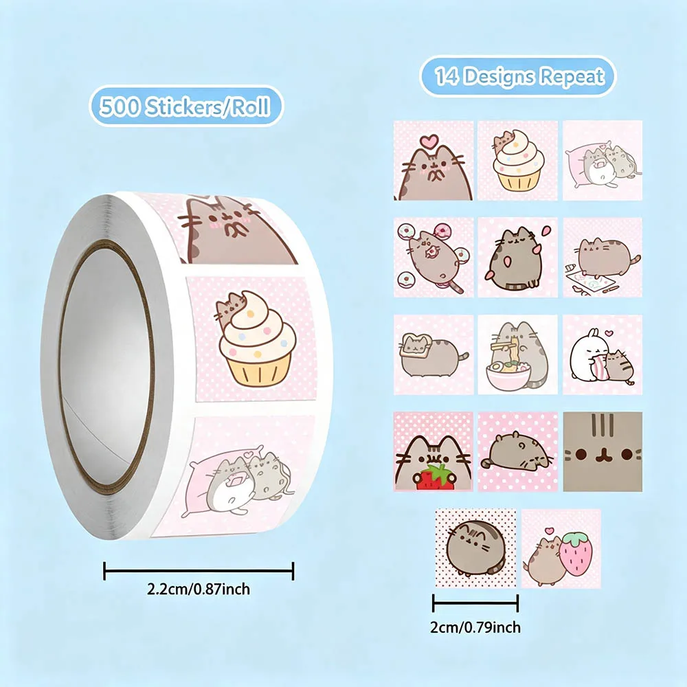 Hou 500 buah Stiker Gulung Kuc - Books ulasan dan harga