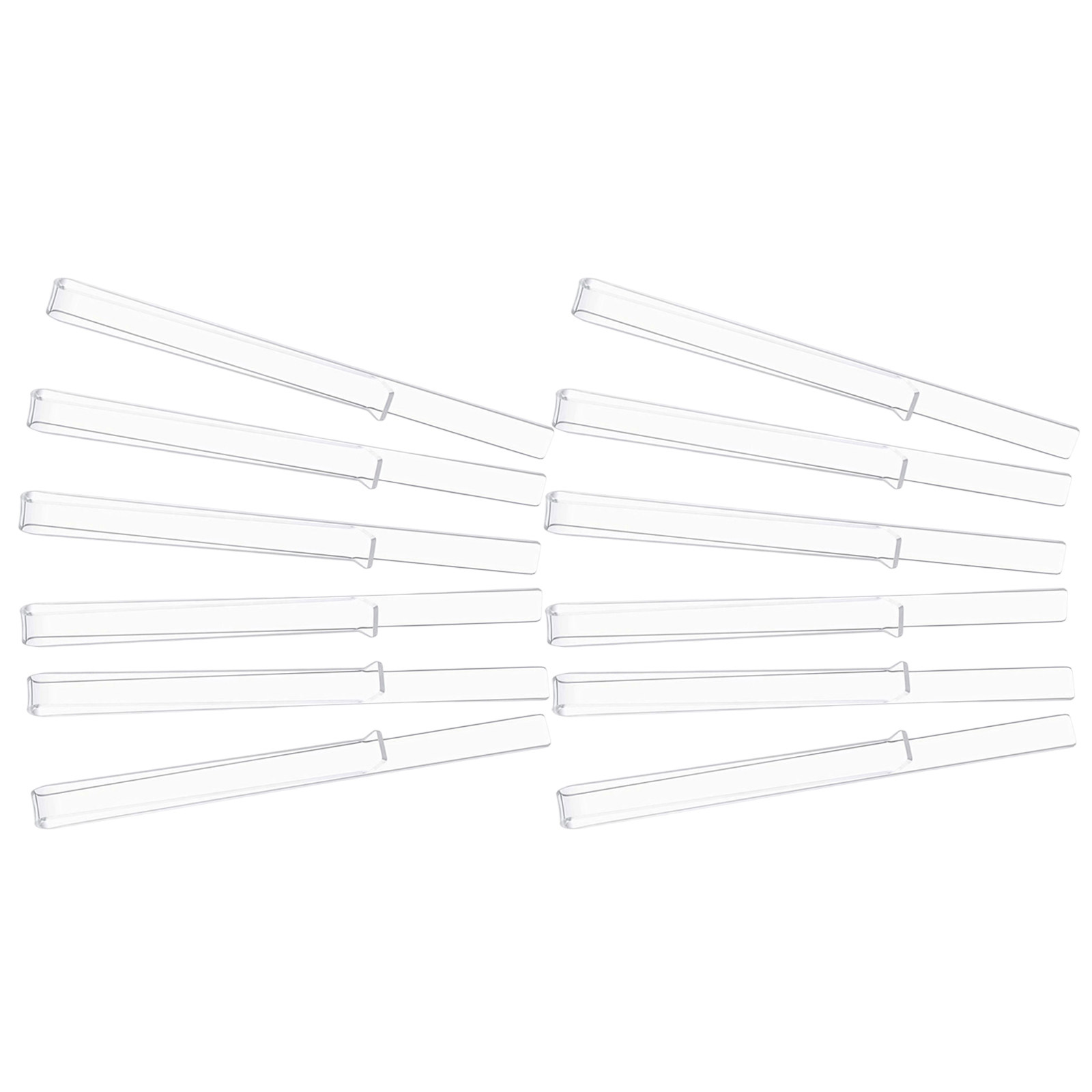 6 Pasang Klip Penyangga Partit - Clear Acrylic Book Stand Holder ulasan dan harga