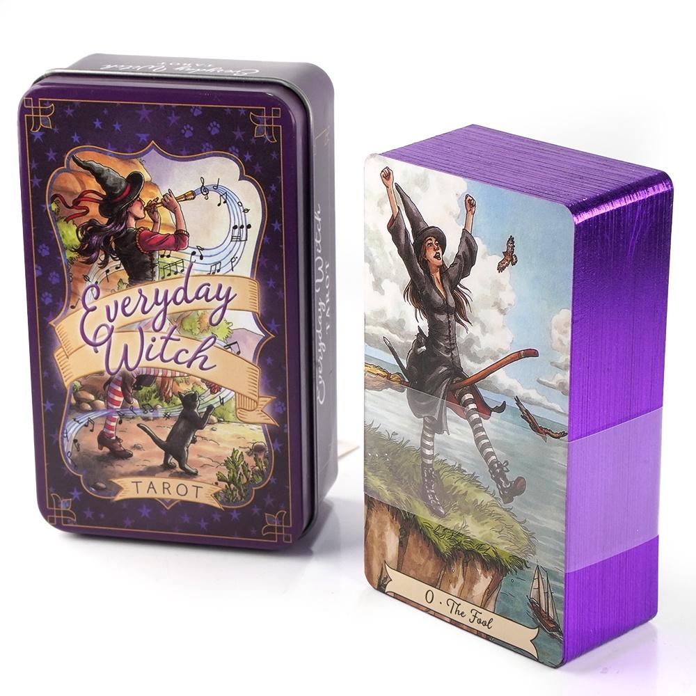 10.3*6cm setiap hari penyihir  - Tarot Deck With Guidebook ulasan dan harga