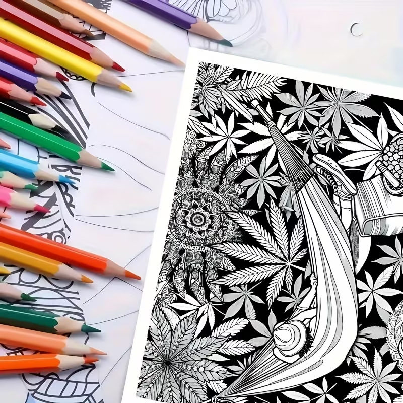 24 Halaman Gaya Mandala, Buku  - Adult Coloring Book Stress Relief ulasan dan harga