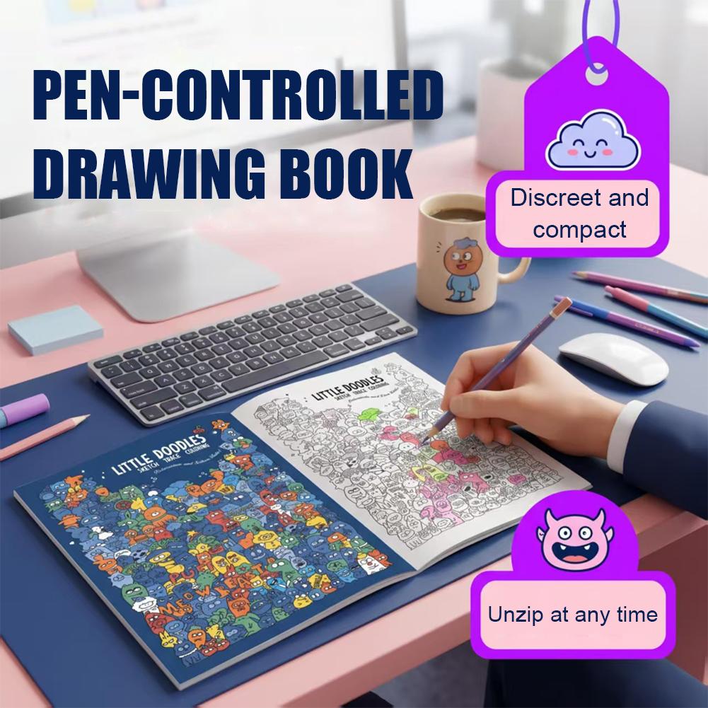 Buku Mewarnai dengan Sketsa, L - Adult Coloring Book Stress Relief ulasan dan harga